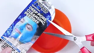 WILL IT SLIME? Testing Blue Peel Off Face Mask for Men! Diy No Glue Slime