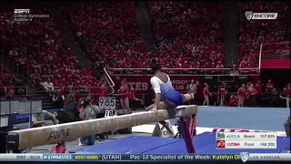Hallie Mossett 2017 Beam vs Utah 9.900