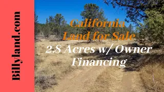 California Land for Sale 2.8 Acres, Siskiyou County, Owner Financing