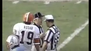 1989 Houston Oilers at Cleveland Browns Week 8 Football Game