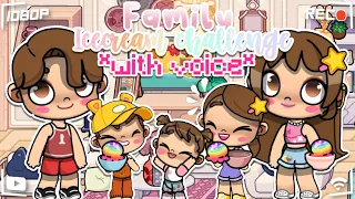 Family Ice-cream Challenge!!🍨❄️ | *with voice🔊* | Avatar World