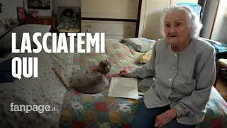 Lea a 95 anni lotta per rimanere in una casa popolare: “Ho sempre pagato, cosa vogliono?”