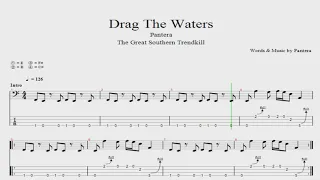 Pantera Drag the Waters - Tab Guitar/Bass + Solo