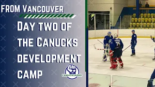 Koskenvuo, McDonough, Klimovich & more | What we saw on day two of Canucks prospect camp