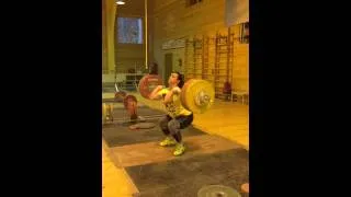Clean+ front squats+ jerk 160 kg