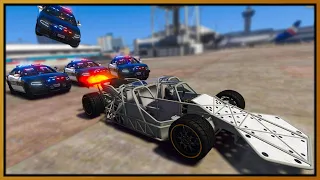 GTA 5 Roleplay - JET ENGINE FLIP CAR DESTROYS COPS | RedlineRP