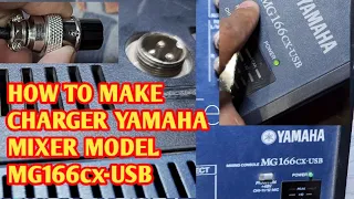 HOW TO MAKE YAMAHA CHARGER  MG166CX-USB WITH HP LAPTOP 19V -4.7A ORIGINAL CHARGER 18V