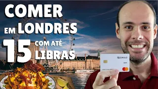 10 lugares para comer BARATO em Londres com menos de 15 libras