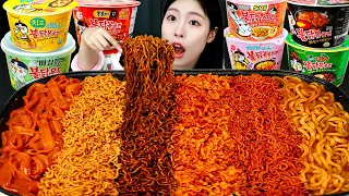 ASMR MUKBANG| 직접 만든 불닭볶음면 먹방 & 레시피 FIRE NOODLES EATING