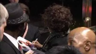 Whitney Houston arriving at the hotel in Germany for wetten dass show