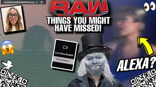 UNCLE HOWDY HUGE REVEAL IN QR CODE! SISTER ABIGAIL? ALEXA BLISS BACKSTAGE? WWE RAW
