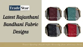 Latest Rajasthani Bandhani Fabric Designs - 100% pure cotton fabric Direct from Manufacturer