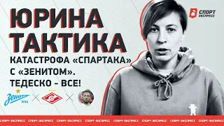 Катастрофа Спартака с Зенитом. Тедеско - всё! | ЮРИНА ТАКТИКА