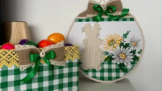 DIY 💚 2 wonderful ideas for easter basket and easter decoration