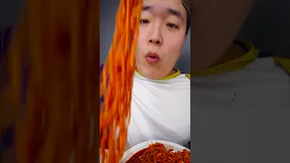 Spicy Food Challenge Fire spicy Mushrooms, Chicken, Mukbang | TikTok Funny Videos | HUBA #shorts