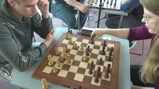IM Vladyslav Larkin - IM Stavroula Tsolakidou | Blitz chess