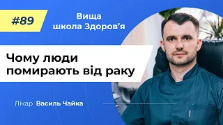 #89 Чому люди помирають від раку. Спитайте у лікаря Чайки, Вища школа Здоров'я