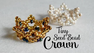 DIY Tiny Seed Bead Crown ¦ The Corner of Craft