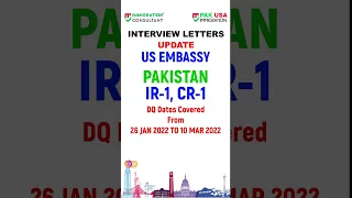 INTERVIEW LETTERS UPDATE FOR IR CATEGORIES #immigration  #shorts #usimmigration #pakusaimmigration