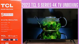 UNBOXING TCL'S SECRET WEAPON FOR 2023| The TCL S4 Series 4K TV (S450G) (1st Impressions Included