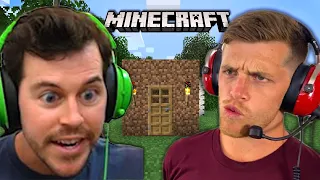 WORLDS BIGGEST MINECRAFT NOOBS Try To Find Diamonds (painfully funny)