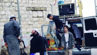 GRUPO DE BRESLEV BAILANDO  JERUSALÉN