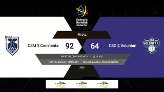 L1BM 2023-2024: CSM 2 Constanța - CSO 2 Voluntari