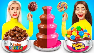 Chocolate Fountain Fondue Challenge | Best Cooking Challenge by RATATA