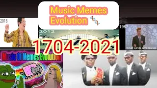 Music of Memes Evolution 1704-2021 #memes