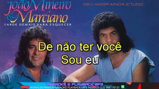 KARAOKÊ -  SEU AMOR AINDA É TUDO -  JOÃO MINEIRO E MARCIANO .