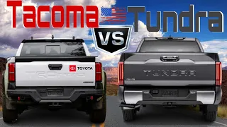 2024 Toyota Tacoma vs 2024 Toyota Tundra, Tacoma vs Trunda - Side-by-Side Comparison Review