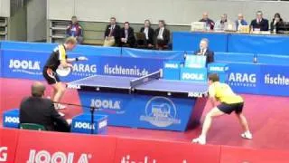 Table Tennis - Ruwen Filus vs. Fabian Akerström (2011-01-04, Cottbus)