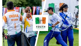 India v Israel – compound U21 mixed team gold | Limerick 2023 World Archery Youth Championships