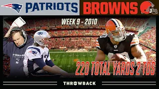 Peyton Hillis Leads the Most Shocking Upset! (Patriots vs. Browns 2010, Week 9)