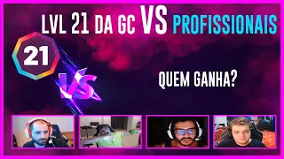 FALLEN, FER, COLDZERA E BOLTZ CONTRA OS LVL 21 DA GC! QUEM GANHA??