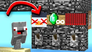 geheimer OP Command Schalter versteckt 😂 in Minecraft LUCKY BLOCK BEDWARS