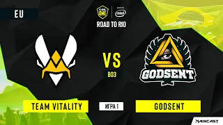 Vitality vs GODSENT [Map 1, Dust 2] BO3 | ESL One: Road to Rio