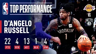 D'Angelo Russell Comes Up CLUTCH Against The Lakers | December 18, 2018