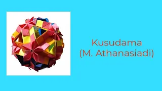 Kusudama (M. Athanasiadi) Dedicado A "Felices pliegues" [Raquel]