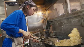 Beautiful Chef Collection! Ramen & Fried Rice - Japanese Street Food 美人店長のラーメン・デカ盛り炒飯 ・たこ焼き・たこせんべい