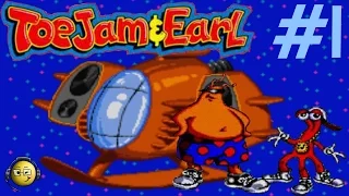 Let's Play Toejam and Earl (Co-op with Felisha) Part 1: Crash Landing!