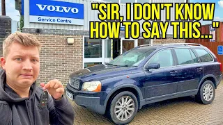 I TOOK MY £800 COPART XC90 TO VOLVO FOR A HEALTH CHECK...