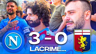 😭 LACRIME… NAPOLI 3-0 GENOA | LIVE REACTION NAPOLETANI AL MARADONA HD