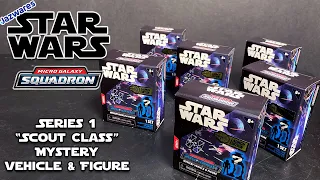 Star Wars Micro Galaxy Squadron - Series 1 Scout Class Blind Boxes - Jazwares