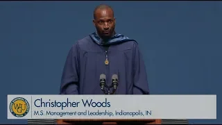 WGU 2019 Salt Lake City Master's Commencement - Graduate Speaker Christopher Woods