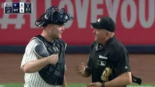 TB@NYY: Umpires reverse balk call after a conference