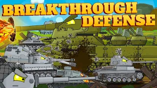 Breaking through the defenses - Cartoons about tanks