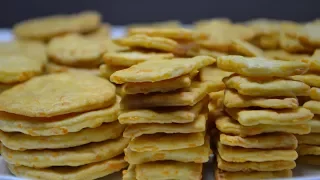 КРЕКЕРЫ с СЫРОМ (Проще Простого) | ПОХРУСТИМ?:) Cheese crackers