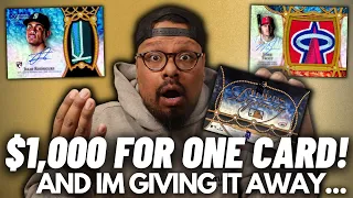 $1,000 FOR ONE CARD! Opening Up A 2022 Topps Dynasty Baseball Hobby Box! 3 Year Anniversary Special!