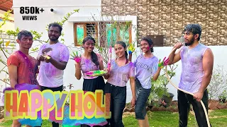 HAPPY HOLI ❤️  @madhugowda06        #nikhilnisha #madhugowda #holi